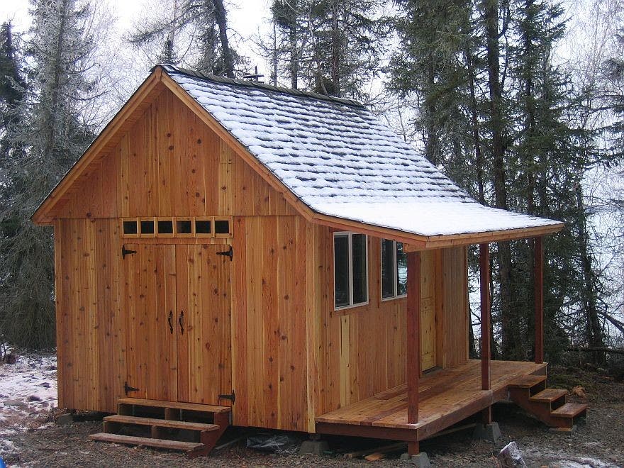 Small Barn Cabin Plans
