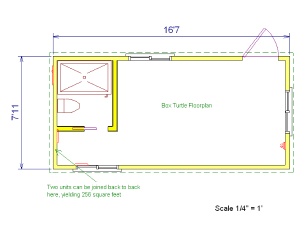 shed box turtle floor plan