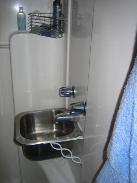 Shower and Sink Shower and Sink