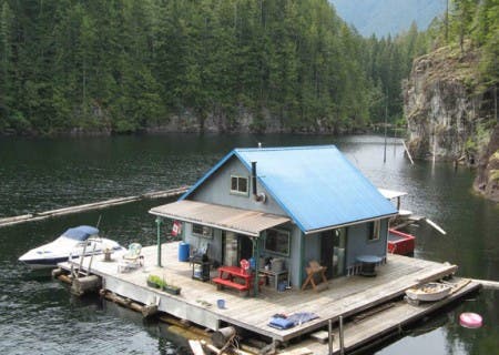 The Lutz's Floating Cabin