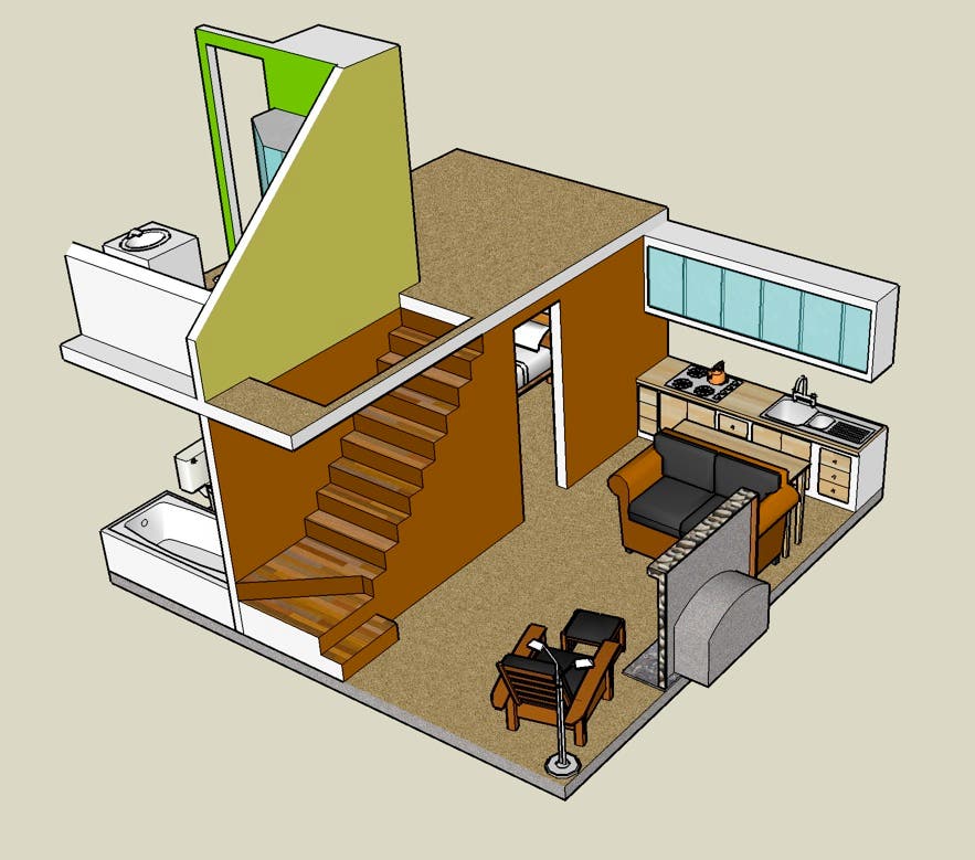 Collections of Google Home Design, - Inspirational Interior Design  Fabulous Google Sketchup 3D Tiny House Designs Inspirational Interior Design  Netriciaus