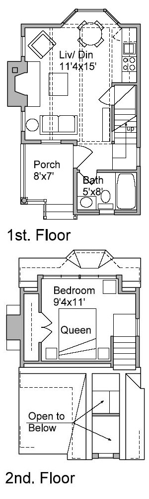 ct103-1and2 Micro Cottage Floor Plan