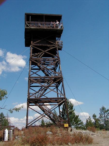 Swede Mountain Lookout Tower in Libby, MT