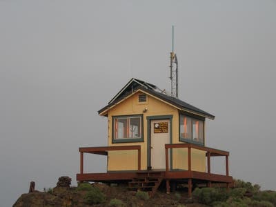 Yellow Peak Lookout Tower in Northwestern Nevada