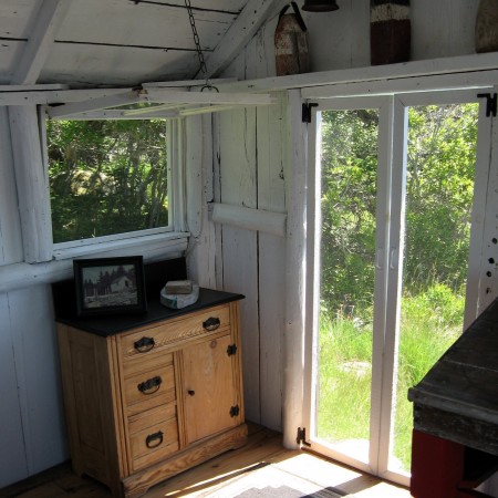 Fish House View Out the Door