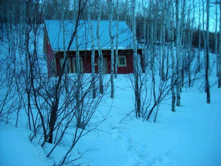 Cabin In the Winter
