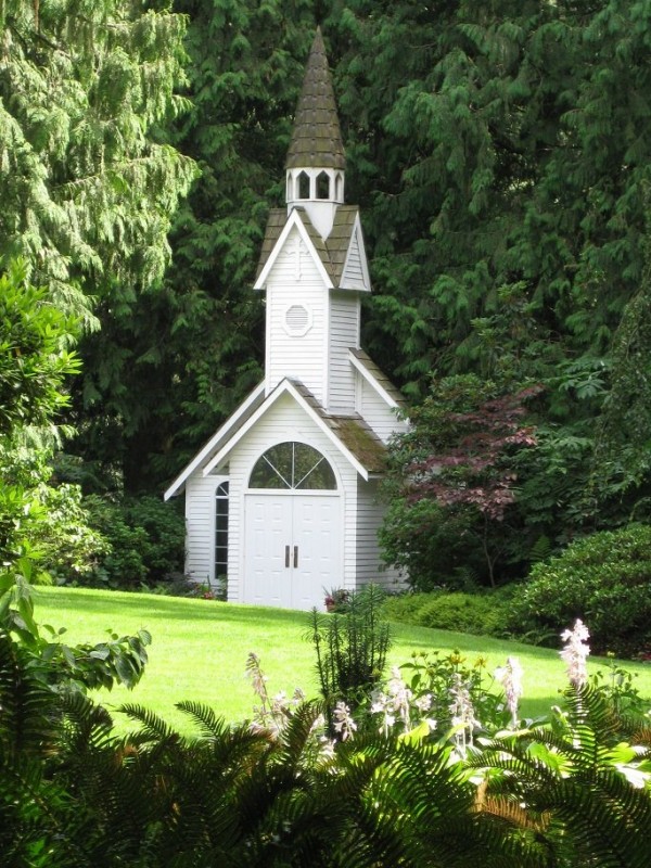 Church in Minter Gardens, BC, Canada