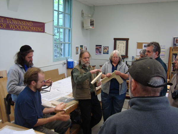 Steve Habersetzer talking about the design of corbels