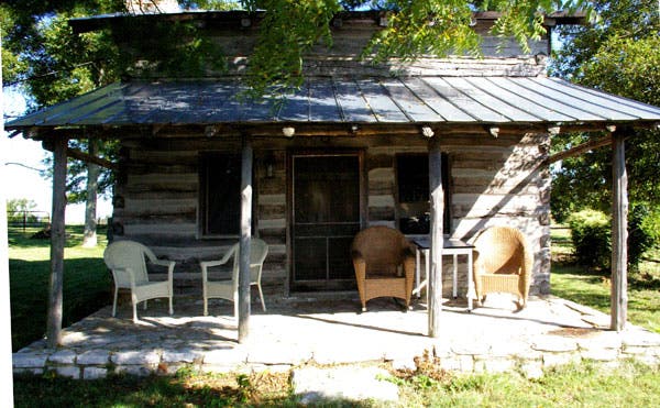 Log Cabin Front Porch