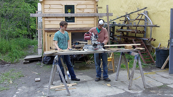Nic & Aldo cutting trim