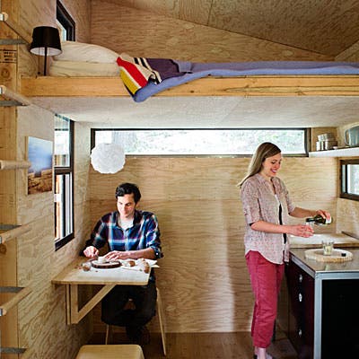 Small Loft Cabins Interior