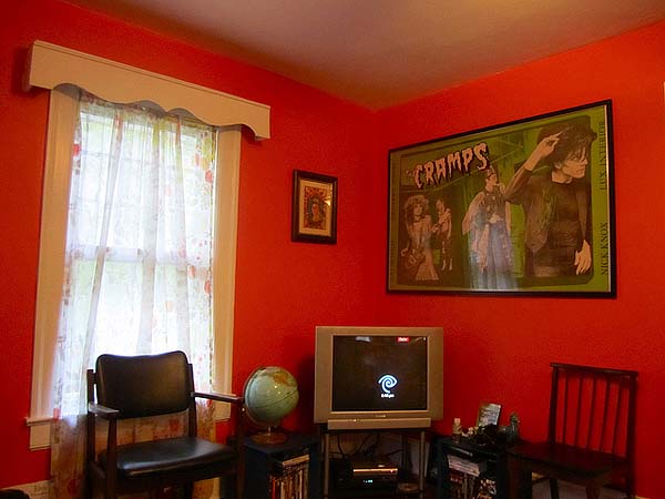 tv and living room
