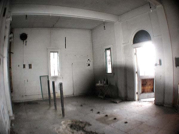 inside uncompleted building