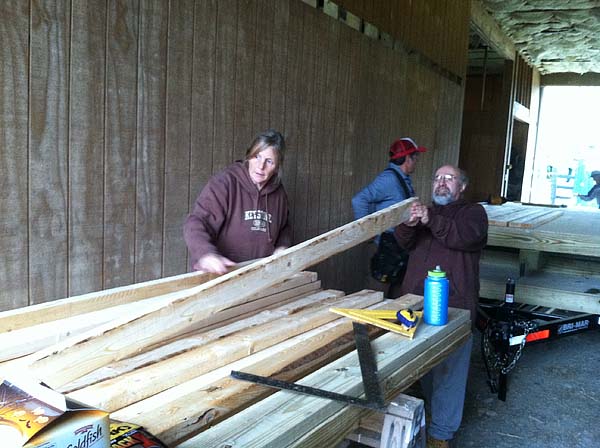 preparing studs