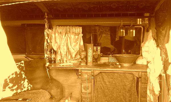 gypsy wagon interior