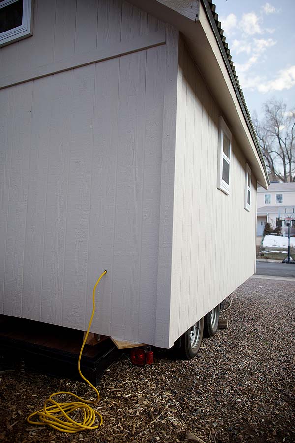 exterior of tiny house