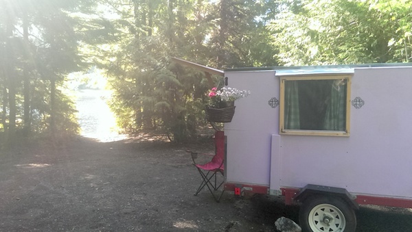 harpmobile at Lake Trillium