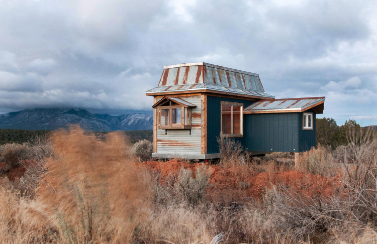 Spice Box Homes tries to reuse material at every turn. An estimated 75% of this home was reclaimed from local sources.