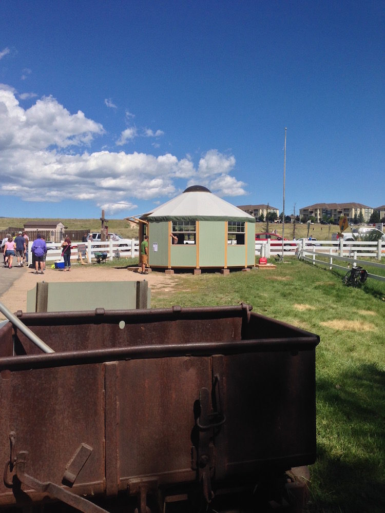 Freedom yurt cabin at Tiny House Jamboree