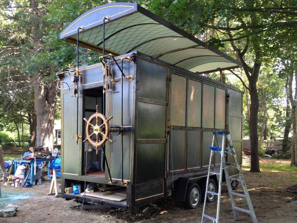 Tiny Steampunk House Built by Film Set Designer and Movie ...