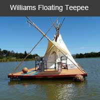 William's floating teepee