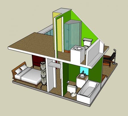 tiny house design sketchup