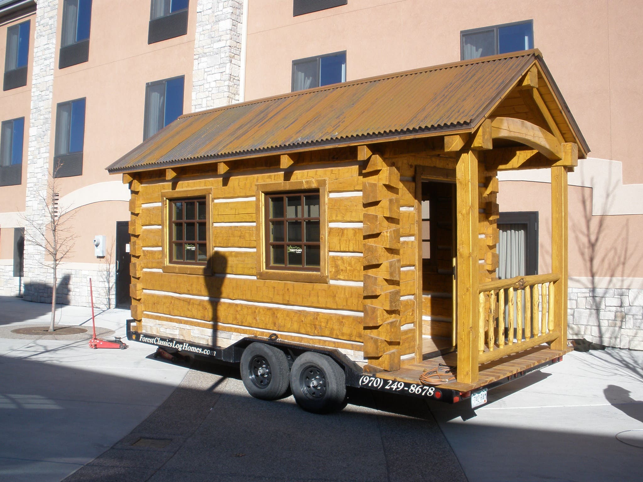 Log Cabin Tiny House On Wheels - Image to u