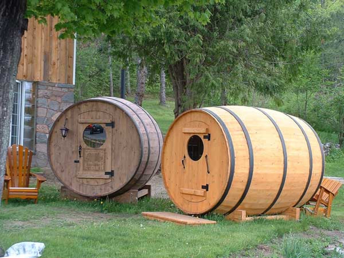 Barrel Sauna Tiny Abode - Tiny House Blog