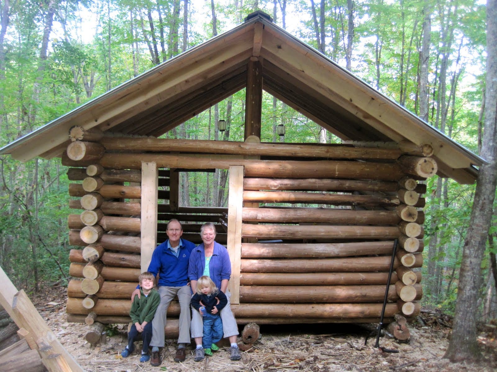 chinking log cabin
