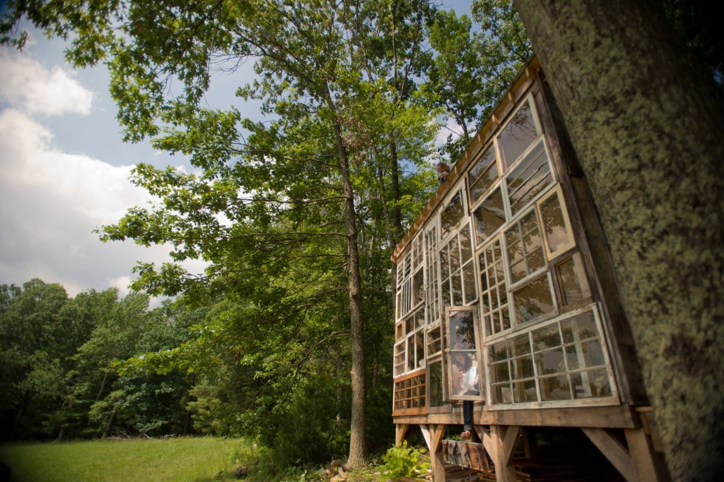 glass cabin