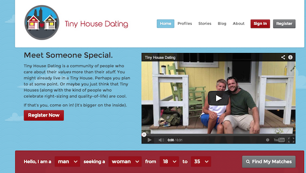 tiny house dating