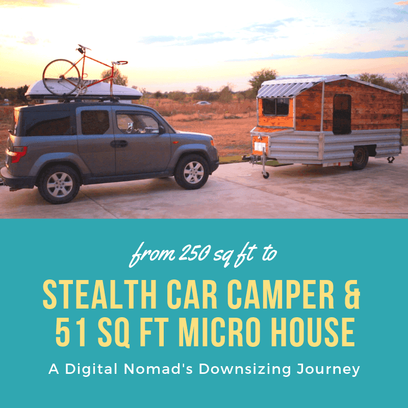 Nomad S Downsizing Journey From 250 To 54 Square Feet Tiny House Blog
