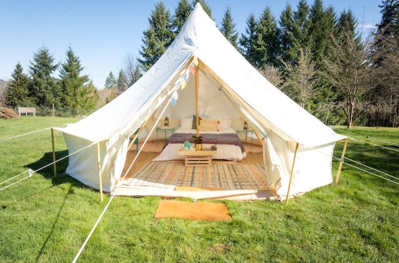 Life In Tents 5M Bell Tent Tarp Footprint - Tiny House Blog