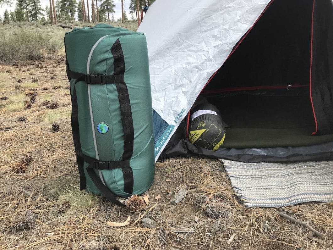 Laidback pad and tent 