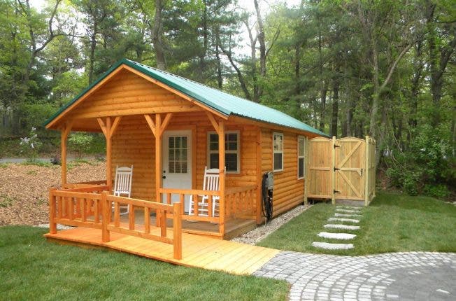 amish built prefab cabins