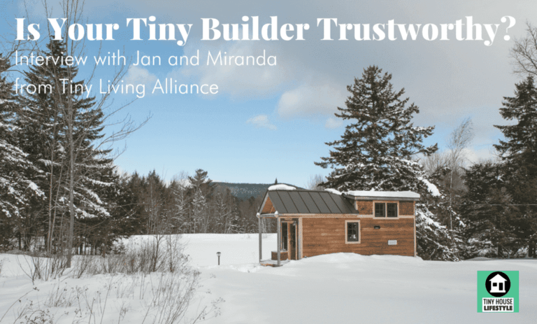 Tiny House in the snow