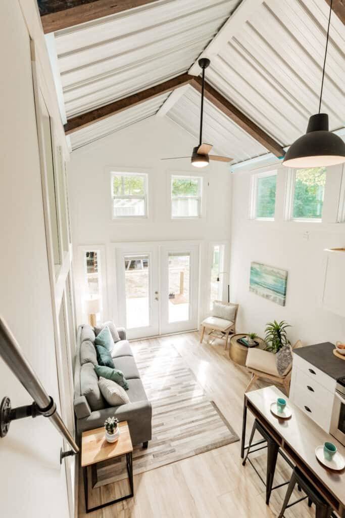 cottage on wheels living area