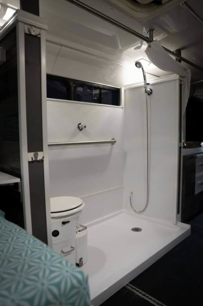 Box van bathroom