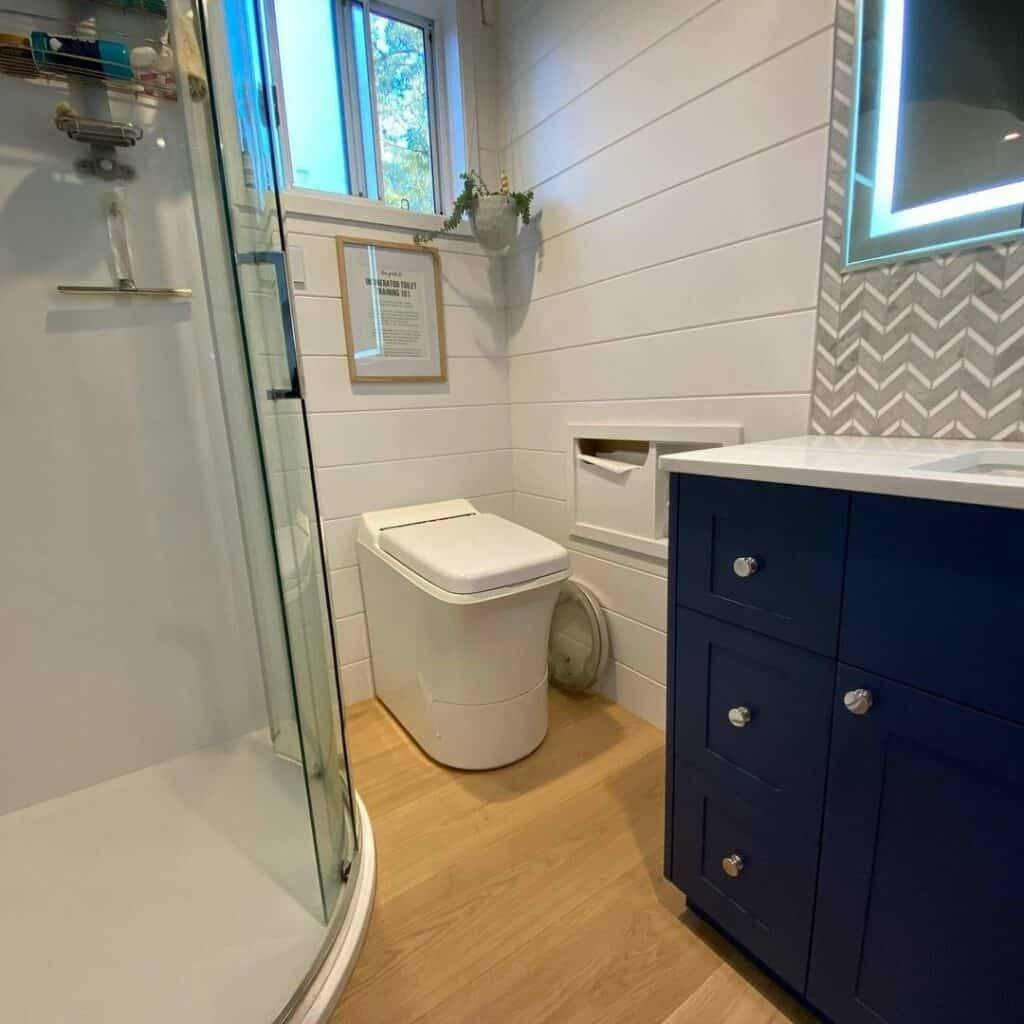 bathroom and storage