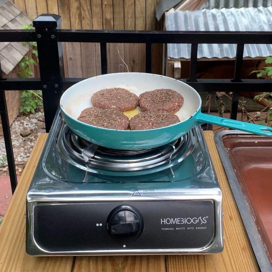 Cooking Some Venison Burgers From One of Johns Hunts