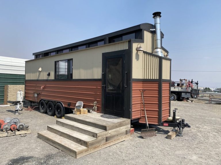 train tiny house