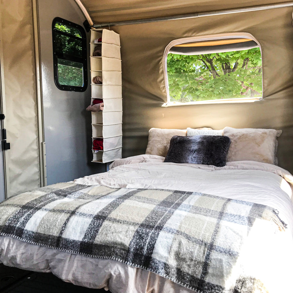 bed in cabin