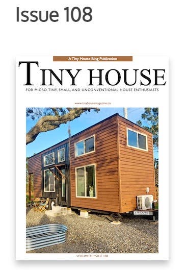Tiny House Magazine Issue 108 cover