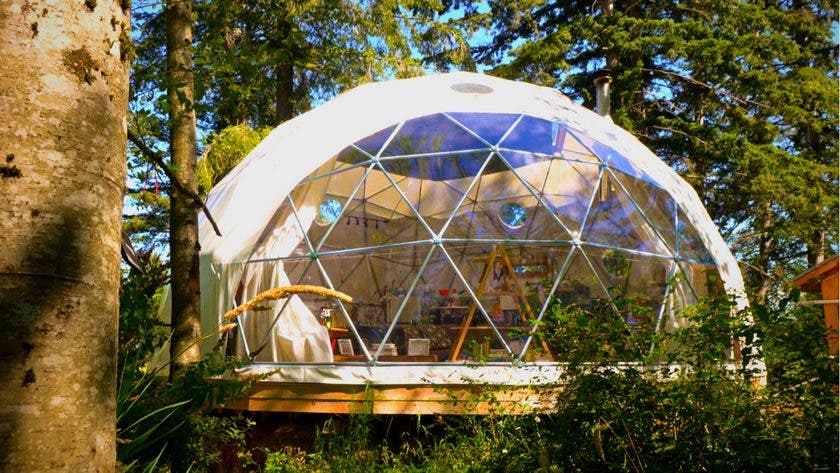They Built a Small Dome Home from a Kit - Tiny House Blog