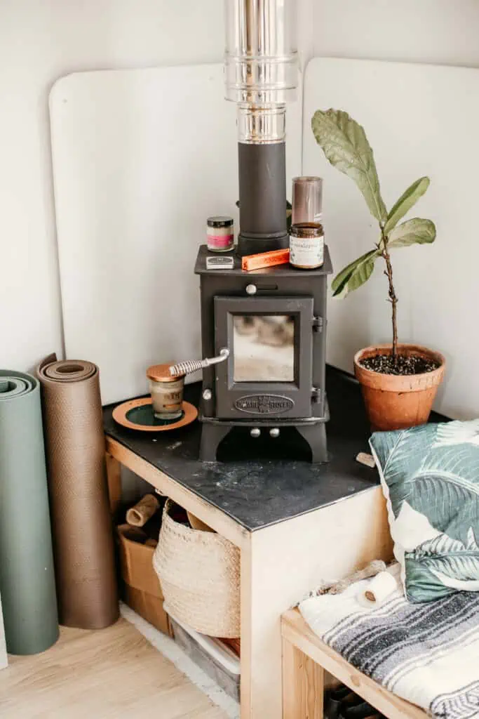 wood stove