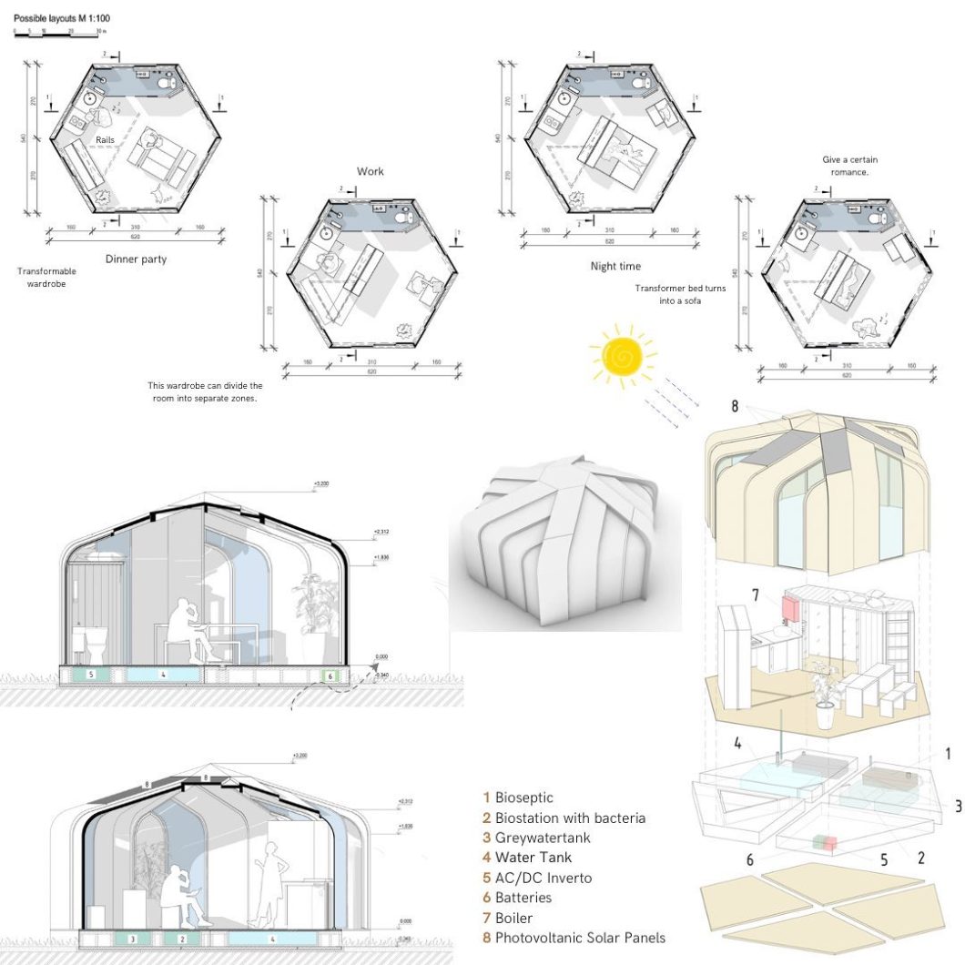 modern yurt desing