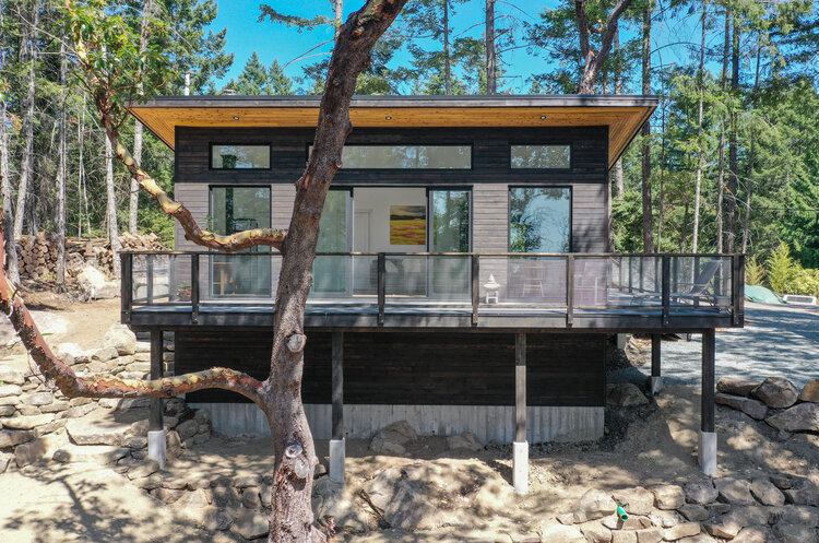 front of small home