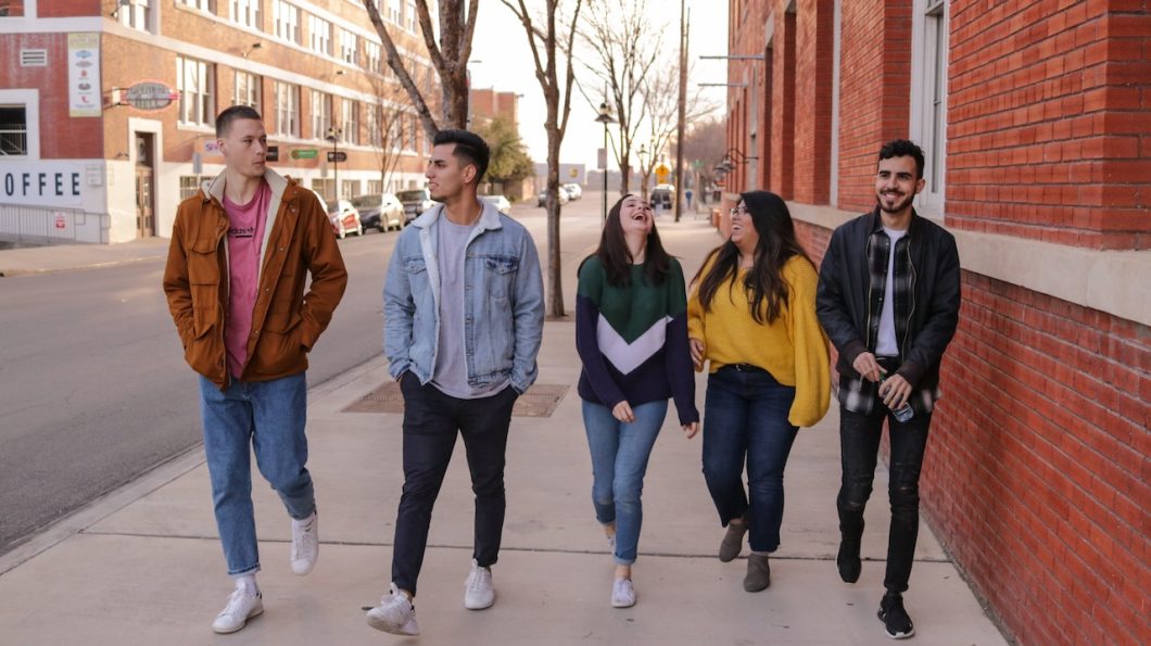 students and tiny spaces