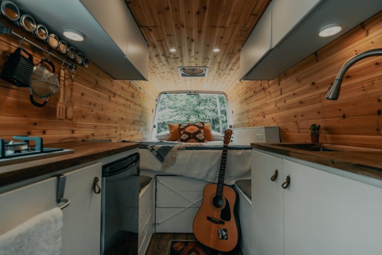 van interior