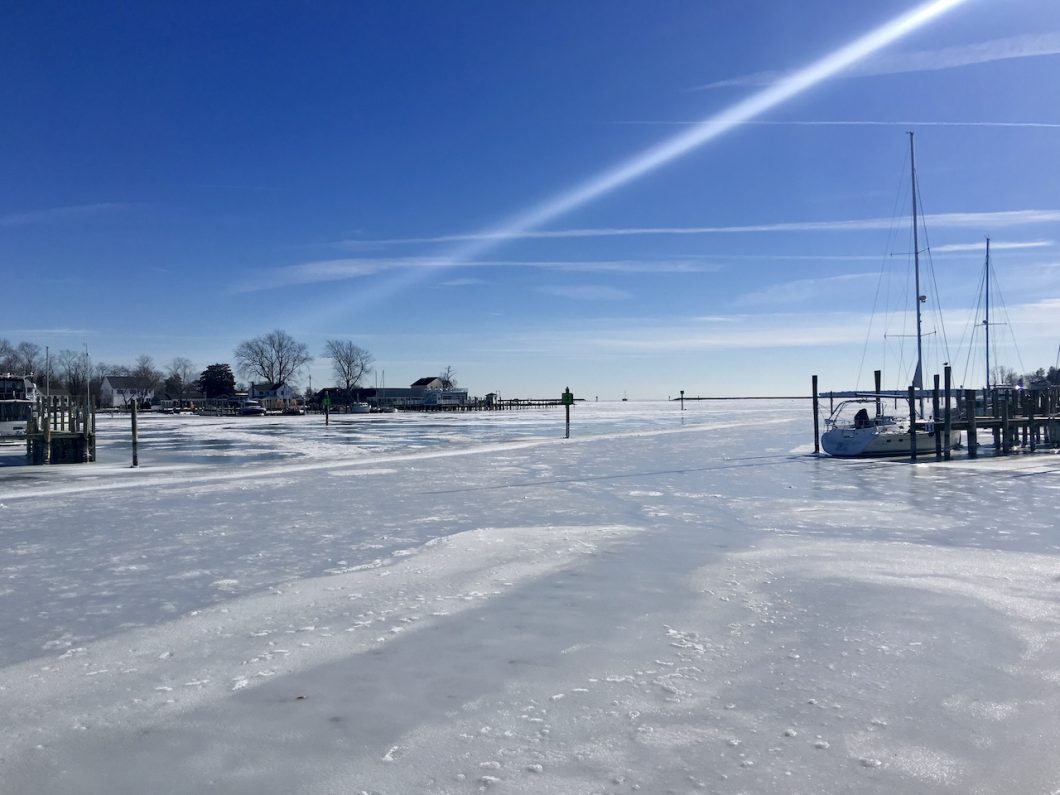 icy water